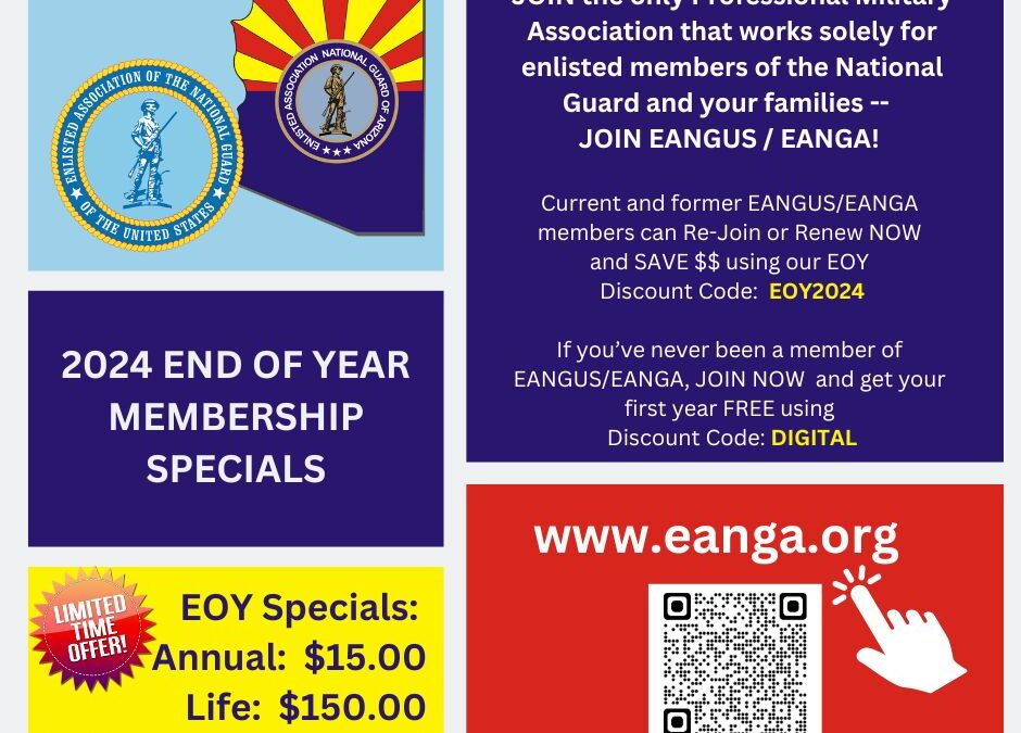 EANGA End of Year Membership Specials