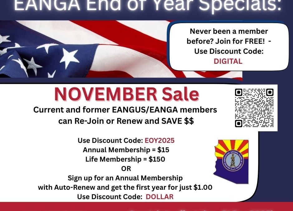 November – End of Year Membership Specials